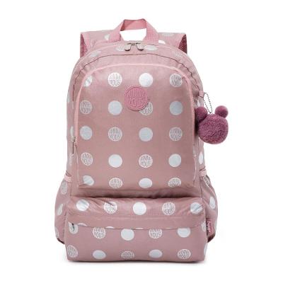 Mochila Escolar Feminina Metalizada Disney Minnie Rosé