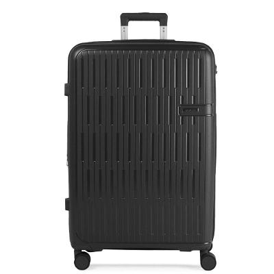 Mala Média 23kg Polipropileno 4 Rodas Santiago Preta