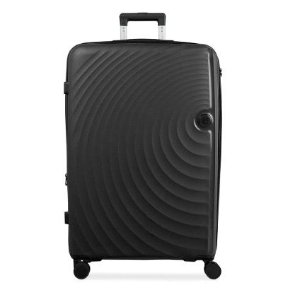 Mala Média 23kg Polipropileno 4 Rodas Cartagena Preta