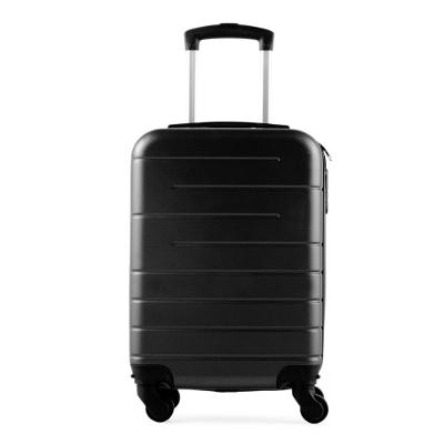 Mala de Bordo PP 8 Kg ABS 4 Rodas 18,5" Downtown  Preta