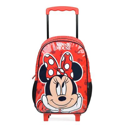 Mochila de Rodinha Infantil Feminina Minnie Vermelha