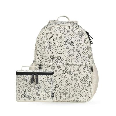 Kit Mochila Escolar + Estojo Grande BG Cozy Bege