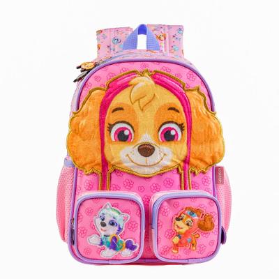 Mochila Escolar Infantil Patrulha Canina Skye Baby Rosa