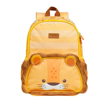 Mochila Infantil Pets Leão Baby Laranja