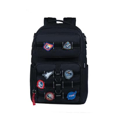 Mochila Escolar Masculina Espacial Nasa Preta