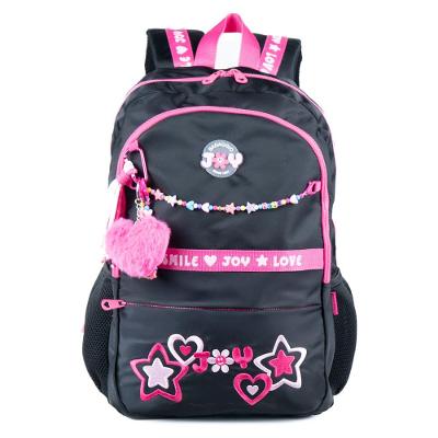 Mochila Escolar Feminina Juvenil BG Joy Preta