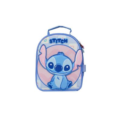 Lancheira Térmica Infantil Feminina Stitch Baby Azul Clara