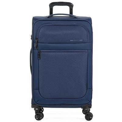 Mala Média 23kg Poliéster 4 Rodas 25,5" Edimburgo Azul