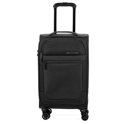 Mala de Bordo 10 kg Poliéster 4 Rodas Edimburgo Preta