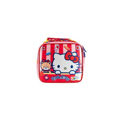 Lancheira Térmica Escolar Feminina Hello Kitty Vermelha