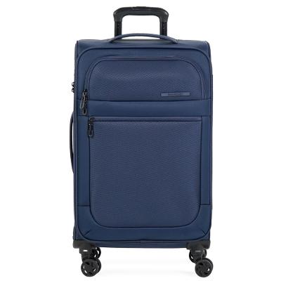 Mala Média de 23kg Poliéster 4 Rodas 23" Edimburgo Azul