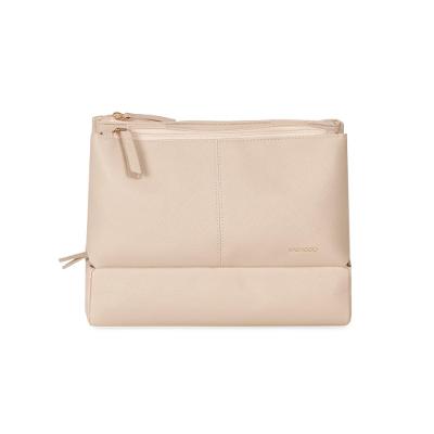 Nécessaire de Viagem Feminina Grande Recortes Bege