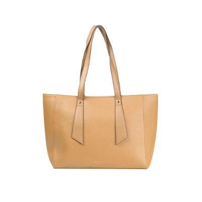 Bolsa Feminina Grande Tote Com Alça Alongada Bege