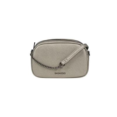 Mini Bolsa Feminina Transversal Com Correntes Ônix