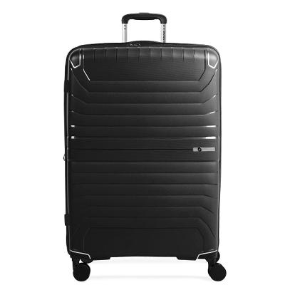 Mala Grande 32 Kg Polipropileno 4 Rodas Swiss One Onix Preta