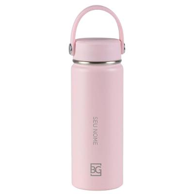Garrafa Térmica Dual Com Alça 600ml Rosa