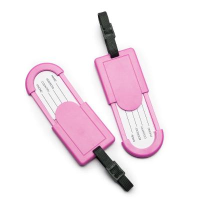 Etiqueta Retratil para Bagagem Rosa