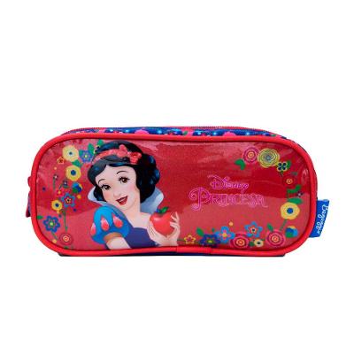 Estojo Escolar Feminino Branca de Neve Azul