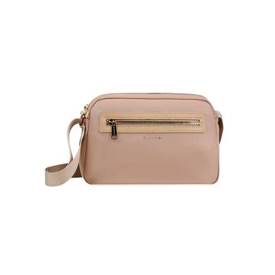 Bolsa Transversal Feminina Nylon Premiere Bege