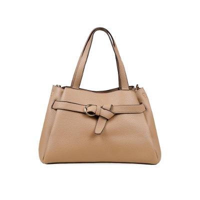 Bolsa de Mão Feminina com Alça Longa Buckle Premium Bege