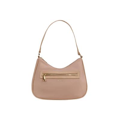 Bolsa de Ombro Feminina Premium Nylon Bege