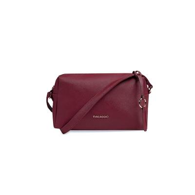 Bolsa Transversal MiniBag New Saffiano Vinho