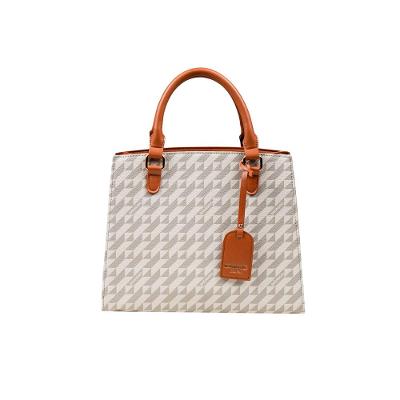 Bolsa de Mão Feminina Grande Monograma BG II Bege