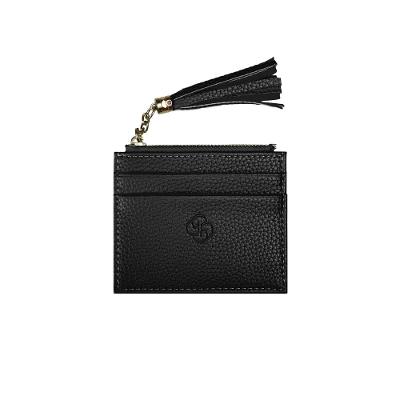 Porta Cartão Feminino Com Zíper Premiere Preto