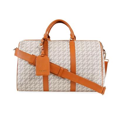 Bolsa de Viagem Feminina Monograma BG Bege