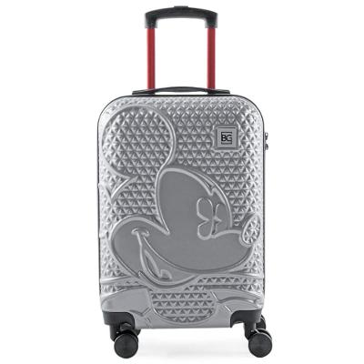 Mala de Bordo 10 Kg ABS 4 Rodas Mickey Epcot Prata