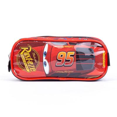 Estojo Escolar Masculino Carros Vermelho