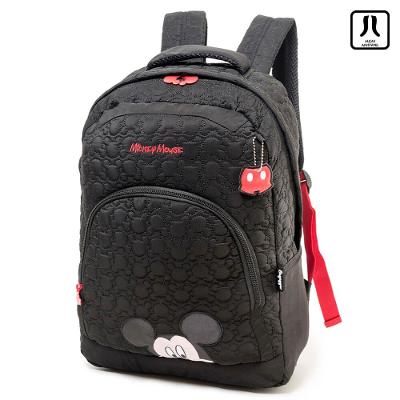 Mochila Escolar Masculina Mickey Preta