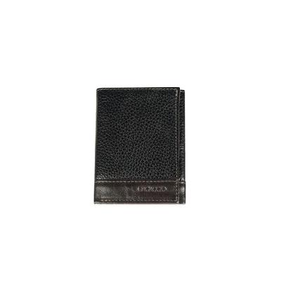 Carteira de Couro Masculina Dobrável Pub Preta 0098517484001