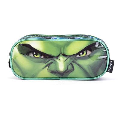 Estojo Escolar Masculino Hulk Verde