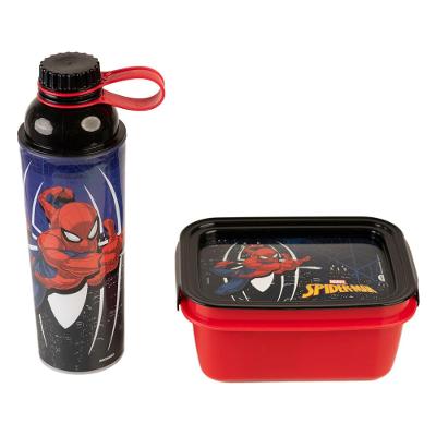 Kit Garrafa + Pote Homem Aranha