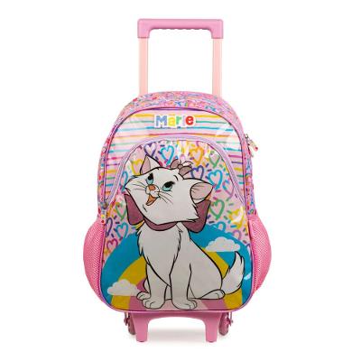 Mochila de Rodinha Infantil Feminina Gatinha Marie Rosa 0226065676001