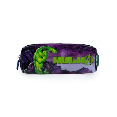 Estojo Escolar Masculino Marvel Hulk Verde Escuro