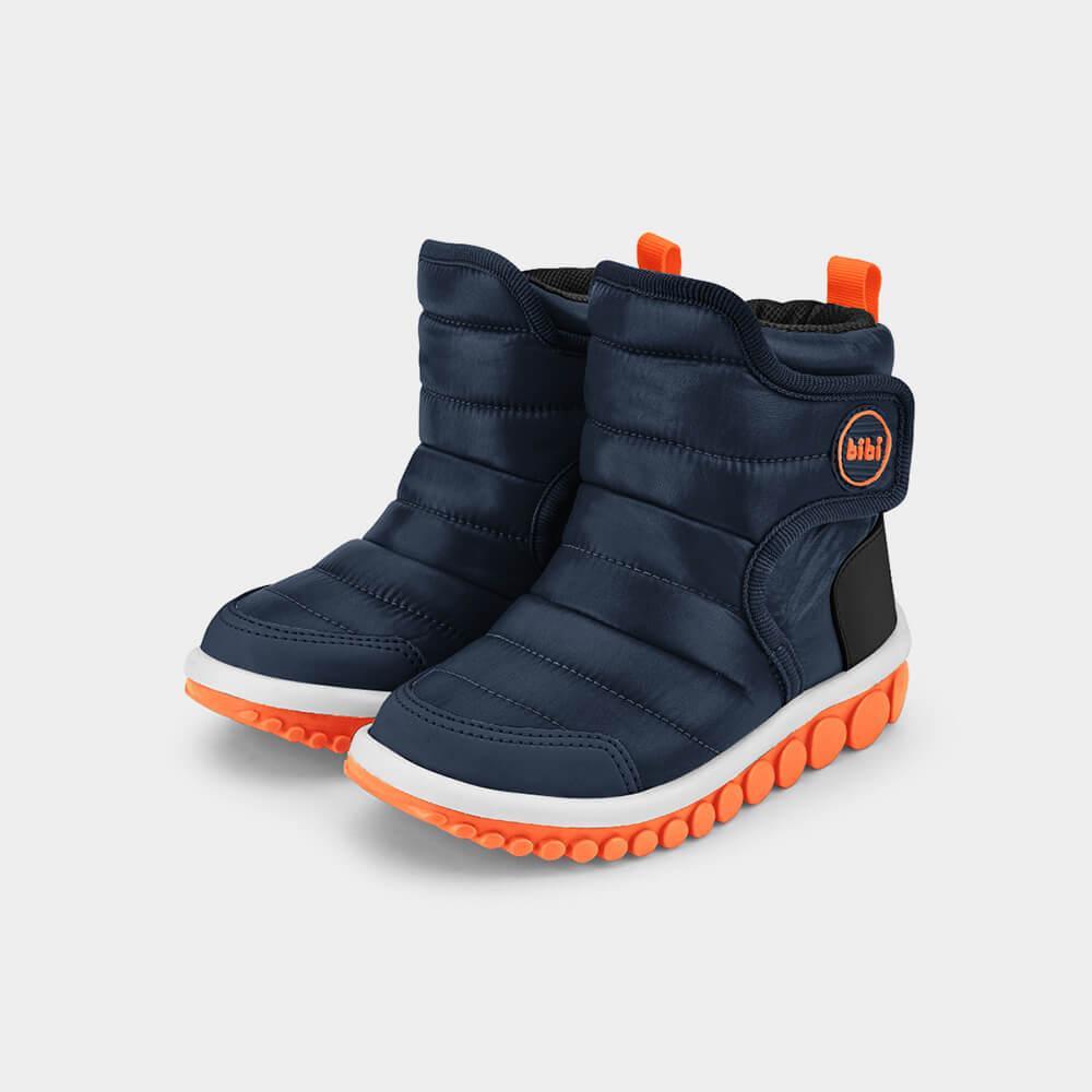 Bota Infantil Bibi Roller 2.0 Drop Azul Marinho com Laranja - 2