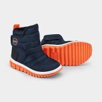 Bota Infantil Bibi Roller 2.0 Drop Azul Marinho com Laranja