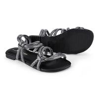 Rasteirinha Infantil Feminina Bibi Little Me Preto 1104303 - 3