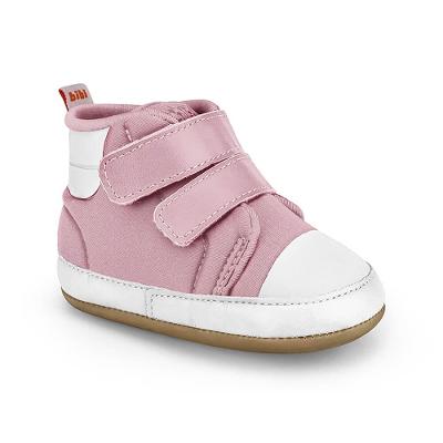 Tênis Abotinado Infantil  Bibi Rosa Afeto Joy 1124226