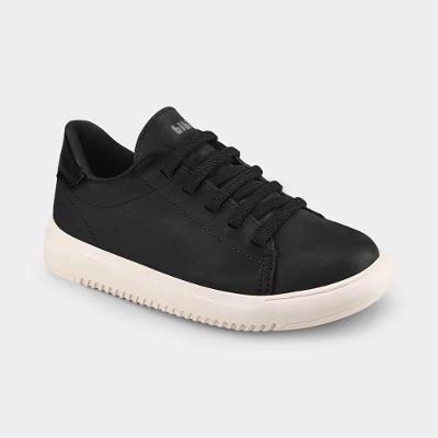 Tênis Infantil Bibi de Couro Casual Preto New Way 30