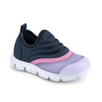 Tênis Infantil Bibi Casual Azul com Lilás Energy Baby New II - 1