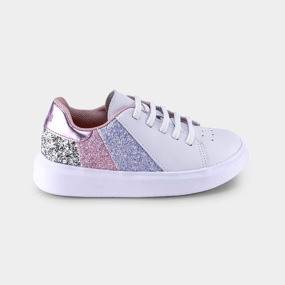 Tênis Infantil Bibi Glam Branco com Brilhos 1109280 - 1