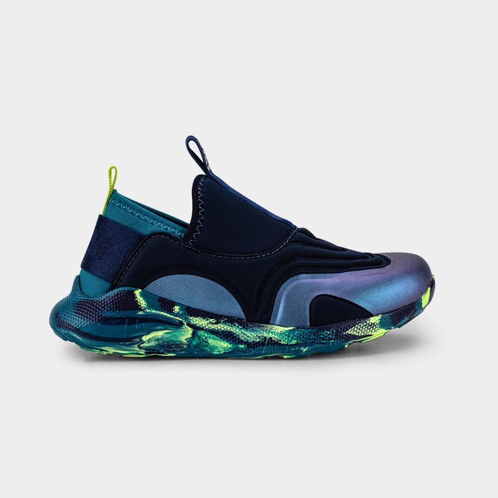 Tênis Infantil Bibi Evolution II Azul e Amarelo - 1