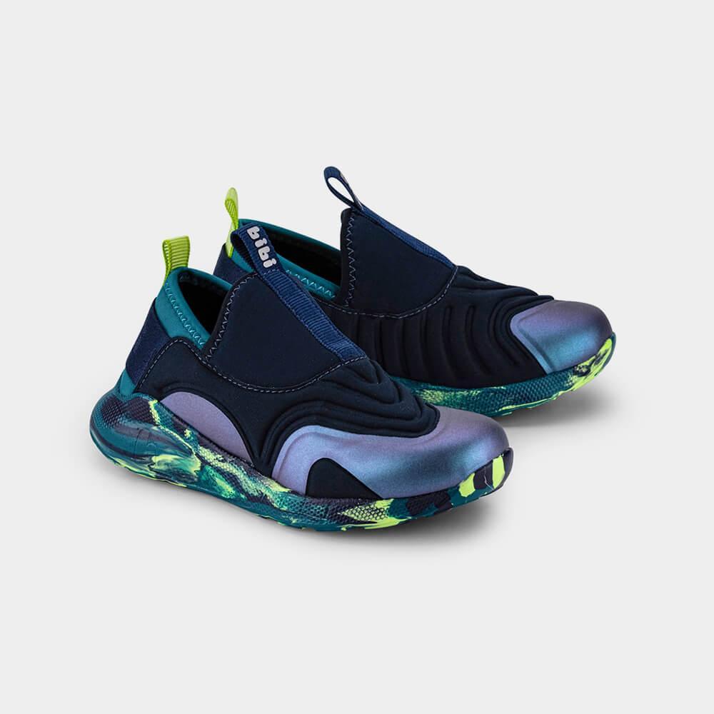 Tênis Infantil Bibi Evolution II Azul e Amarelo - 2