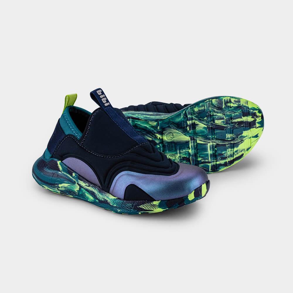 Tênis Infantil Bibi Evolution II Azul e Amarelo - 4