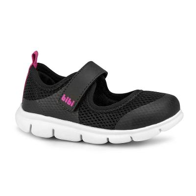 Tênis Infantil Feminino Bibi Energy Baby New II Preto com Velcro 1107012