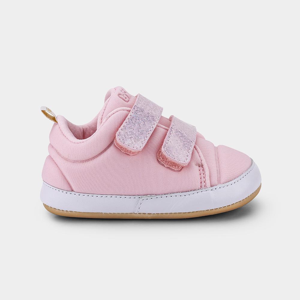 Tênis Infantil Bibi Afeto Joy II Rosa Sugar com duas tiras - 1