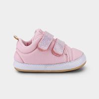 Tênis Infantil Bibi Afeto Joy II Rosa Sugar com duas tiras - 1